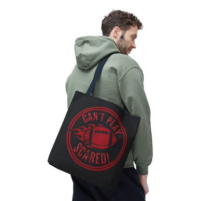 Can't Play Scared Tote Bag (Black)