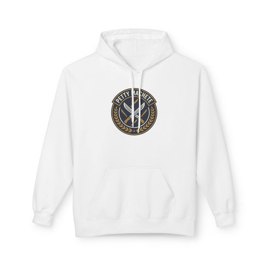 Petty Machete emblem Hoodie — Logo Pullover/Coach and Company
