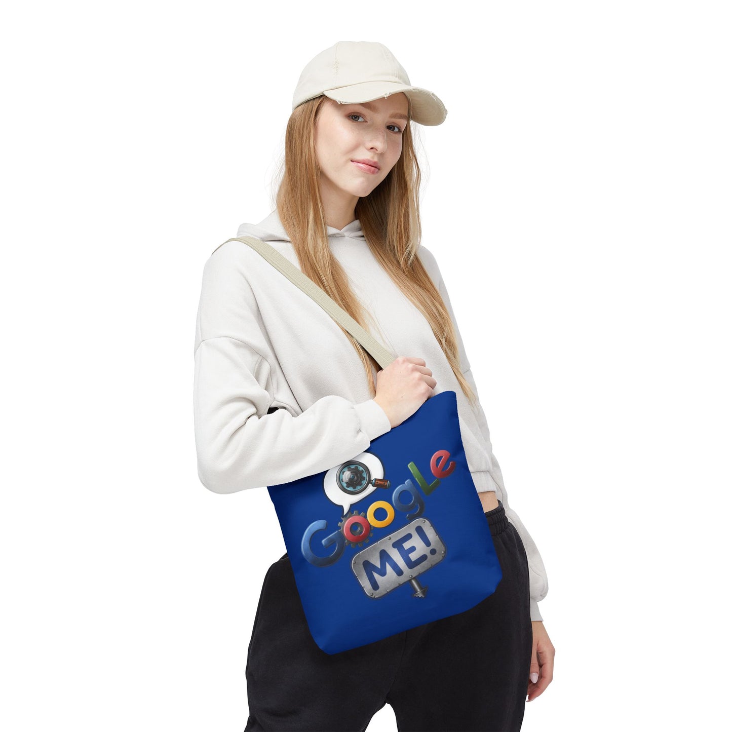 Google Me! Tote Bag (Blue)