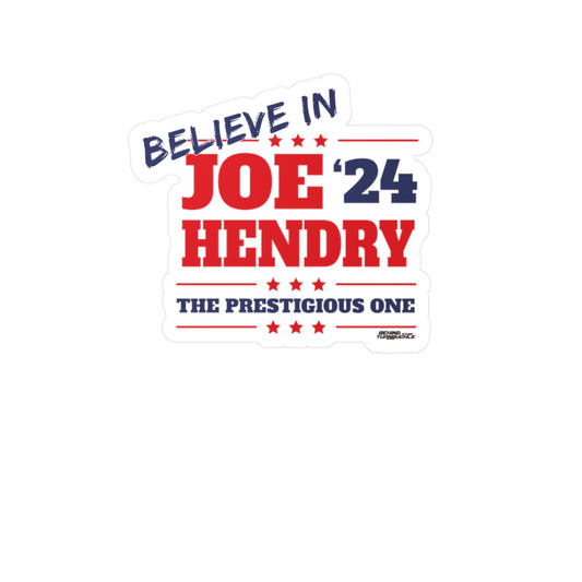 Vote Joe Hendry Vinyl Decals