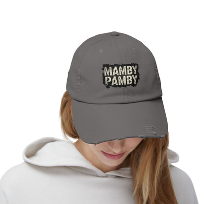 Mamby Pamby Distressed Hat