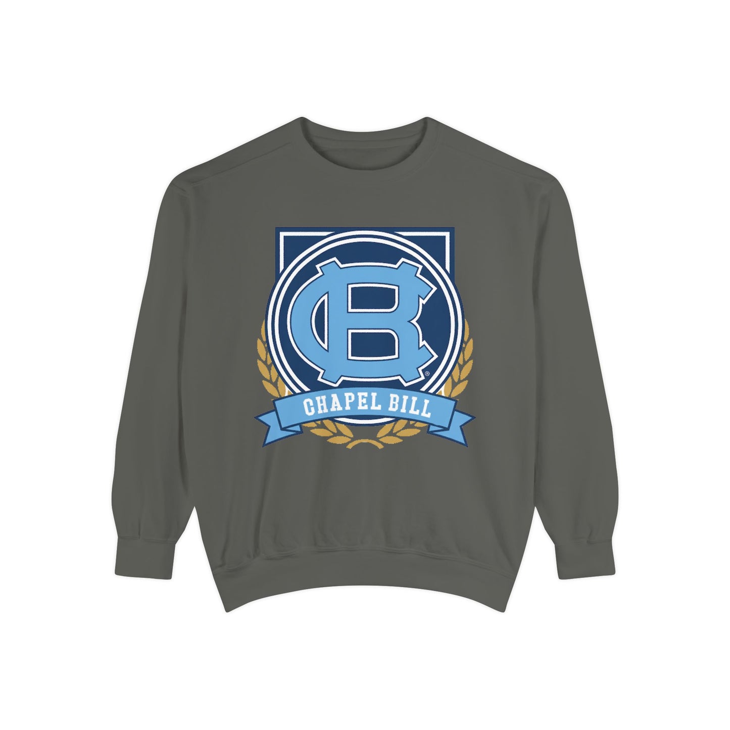 Chic Unisex Garment-Dyed Sweatshirt, Cozy Fall Fashion, Gift for Him/Her, Customizable Apparel, College Spirit Wear, Casual Streetwear