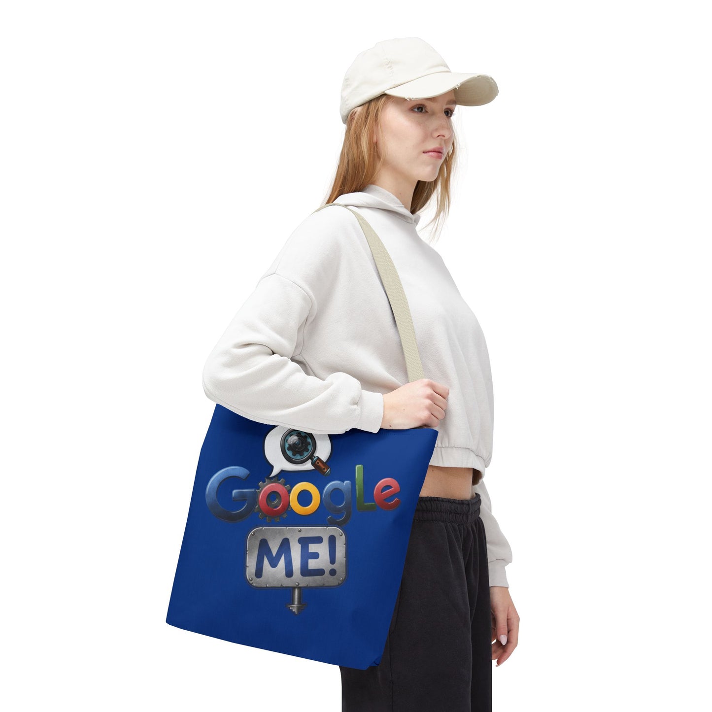 Google Me! Tote Bag (Blue)