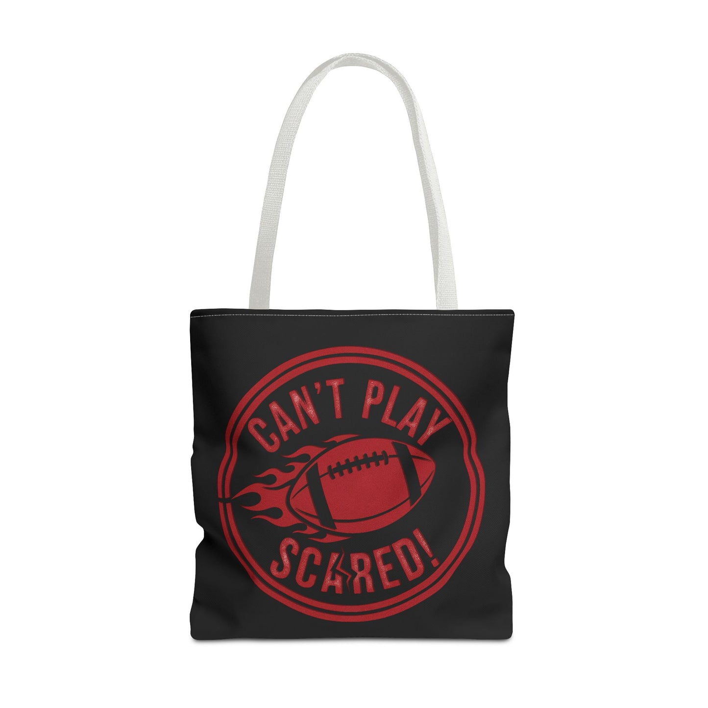 Can't Play Scared Tote Bag (Black)