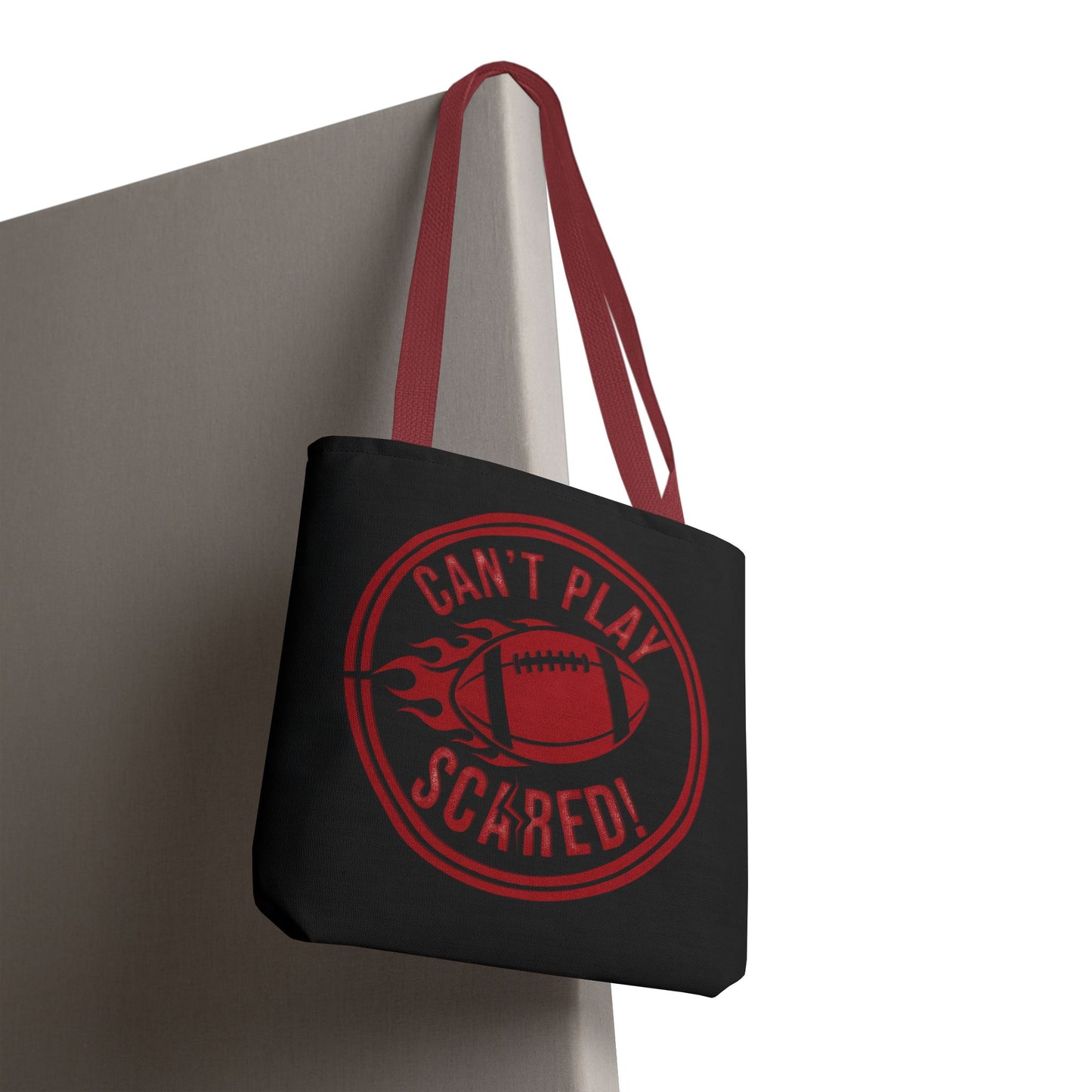 Can't Play Scared Tote Bag (Black)