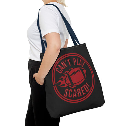 Can't Play Scared Tote Bag (Black)