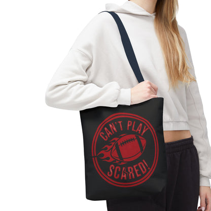 Can't Play Scared Tote Bag (Black)
