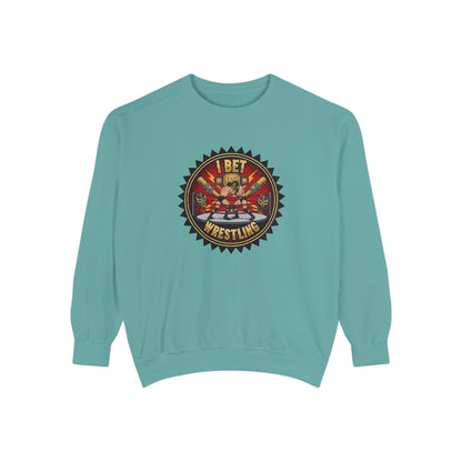 I Bet Wrestling Ring Crewneck