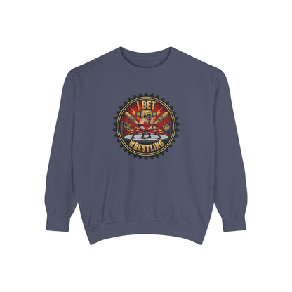 I Bet Wrestling Ring Crewneck
