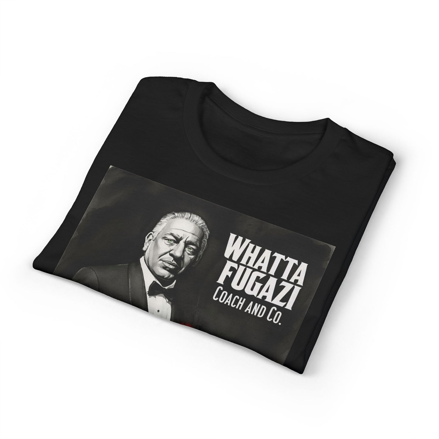 Whatta Fugazi T-Shirt — Vintage Mobster Portrait Tee