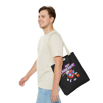 Hey Ladies Basketball Tote Bag (Black)