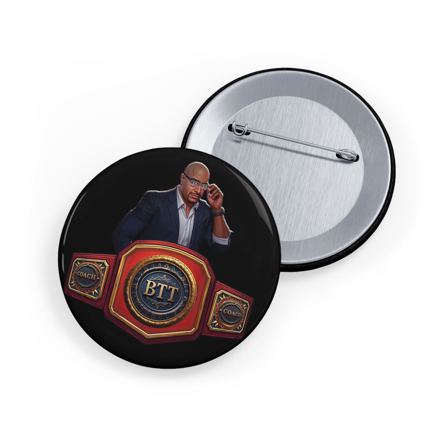 BTT Coach Rules Button Pin
