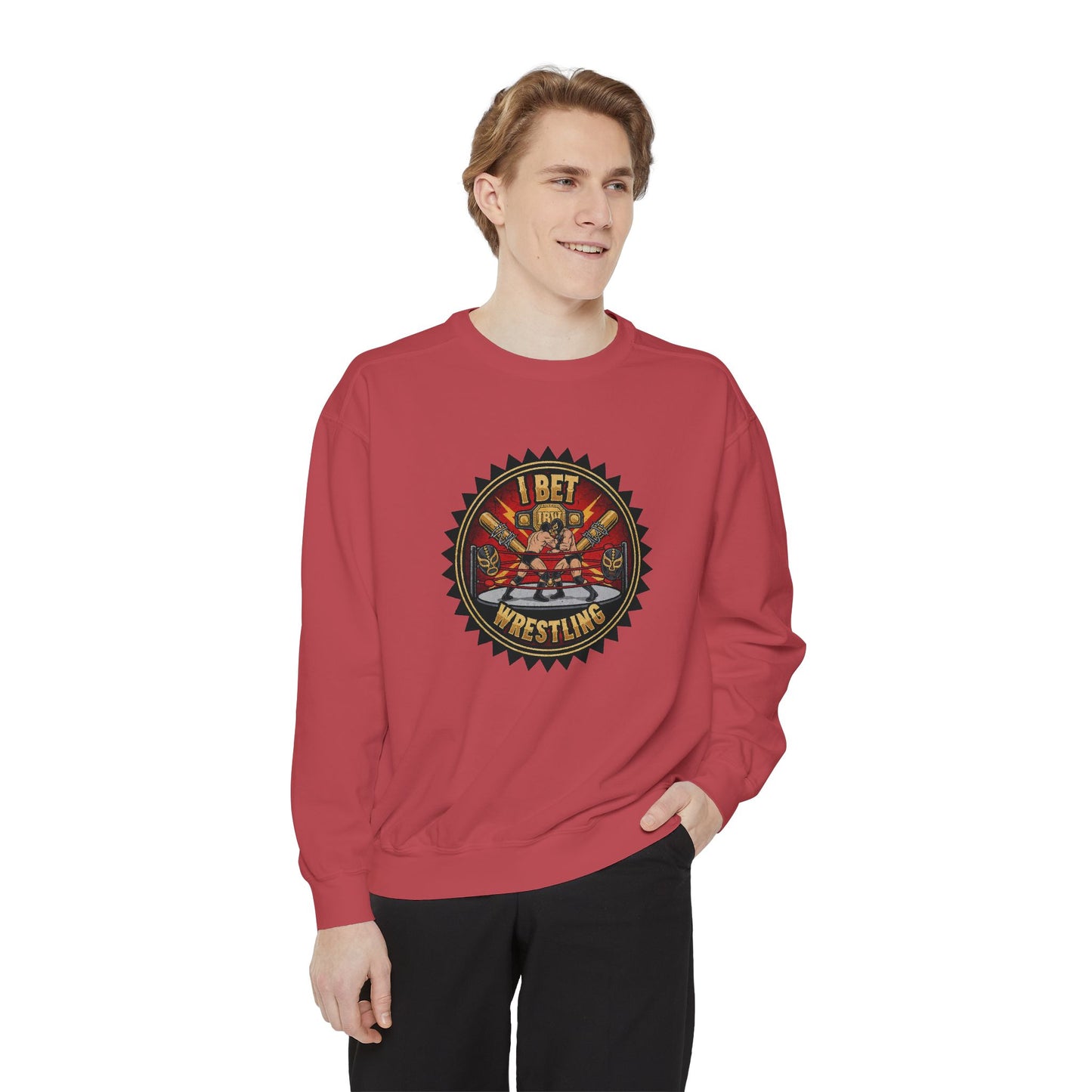 I Bet Wrestling Ring Crewneck