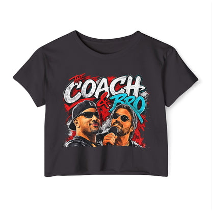 Coach & Bro Graphic Crop Top — Women's Festival Tee