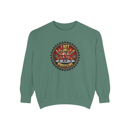 I Bet Wrestling Ring Crewneck