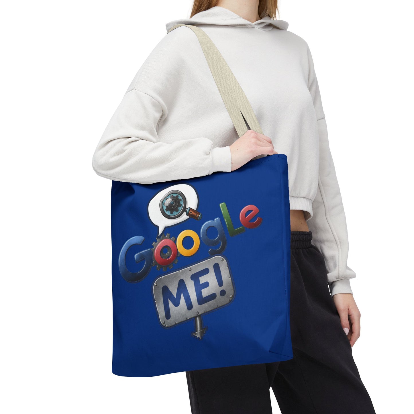 Google Me! Tote Bag (Blue)