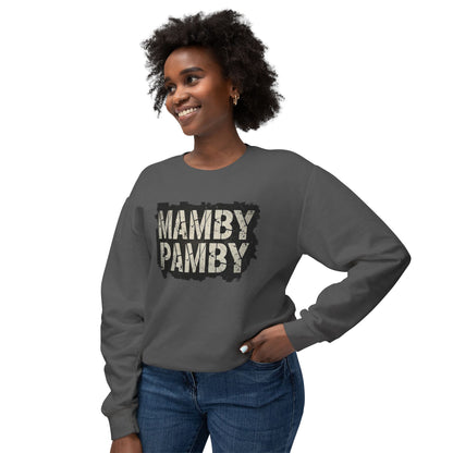 Mamby Pamby Macho Crewneck Sweatshirt