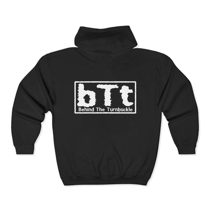 bTb Zip Hoodie - Black/White