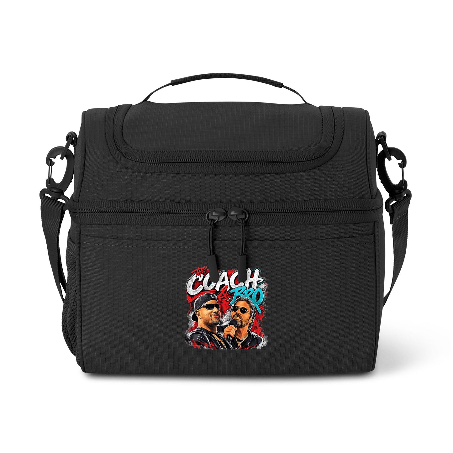 Coach and Bro Exclusive Insulated Cooler Bag with Retro 'Clash' Graphic — Portable Lunch & Picnic Cooler