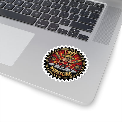 I Bet Wrestling Ring Stickers