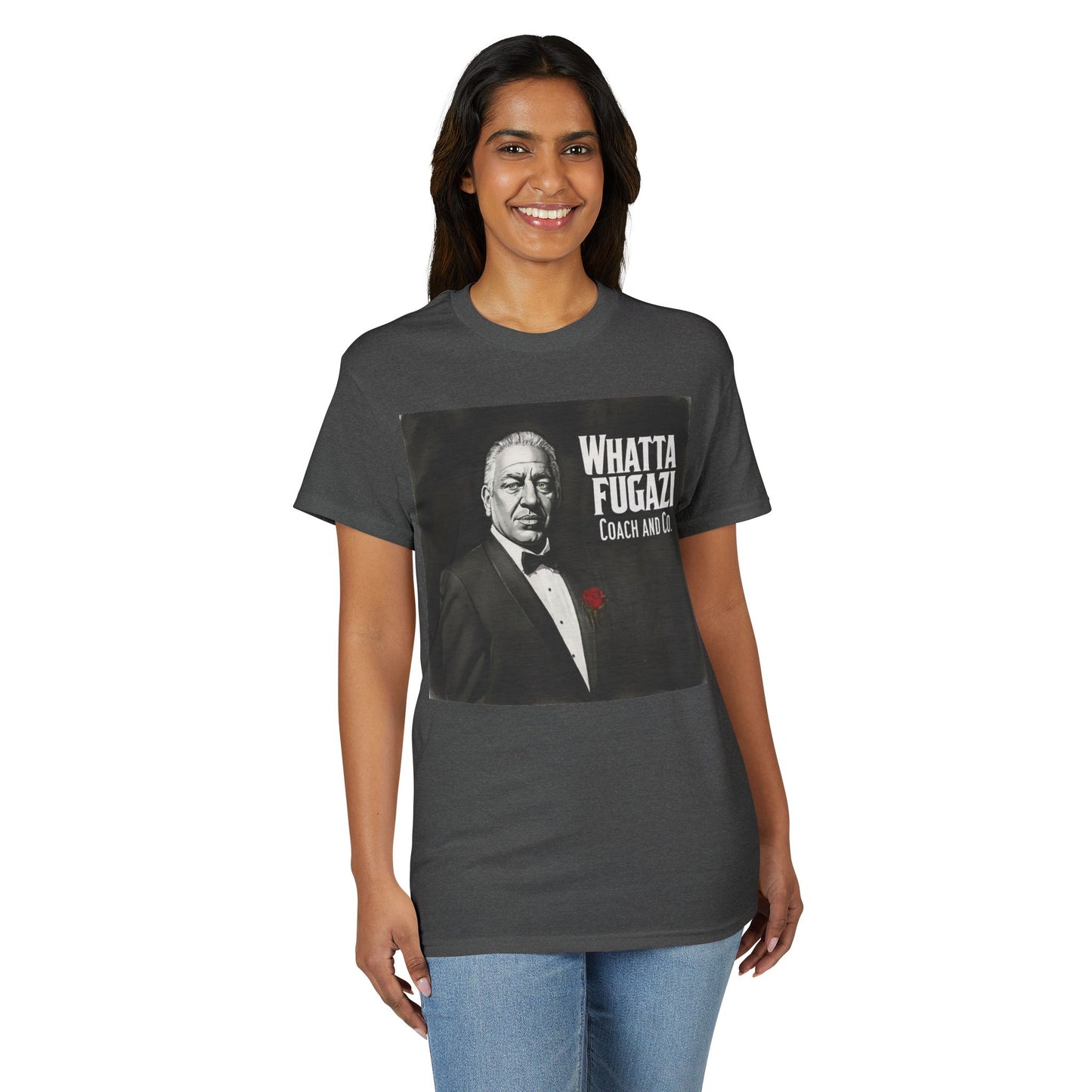 Whatta Fugazi T-Shirt — Vintage Mobster Portrait Tee