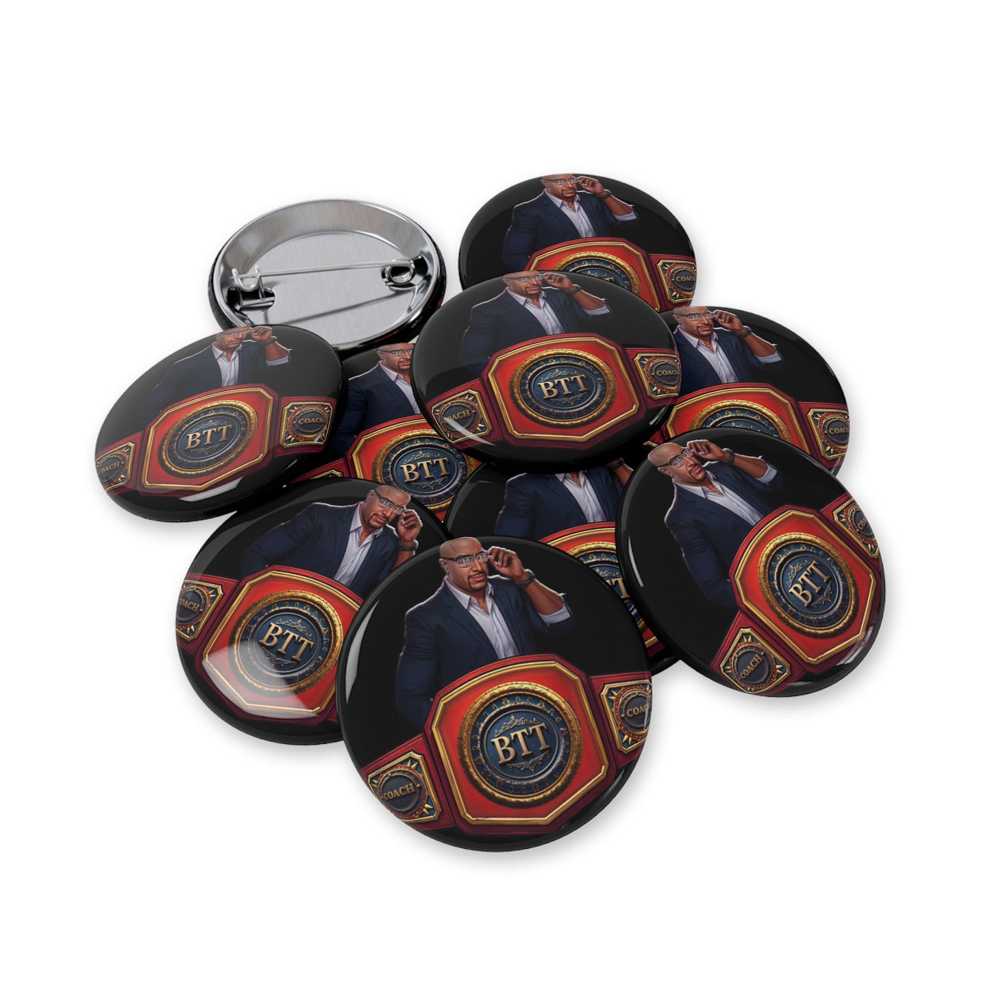 BTT Coach Rules Button Pin