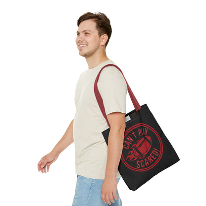 Can't Play Scared Tote Bag (Black)