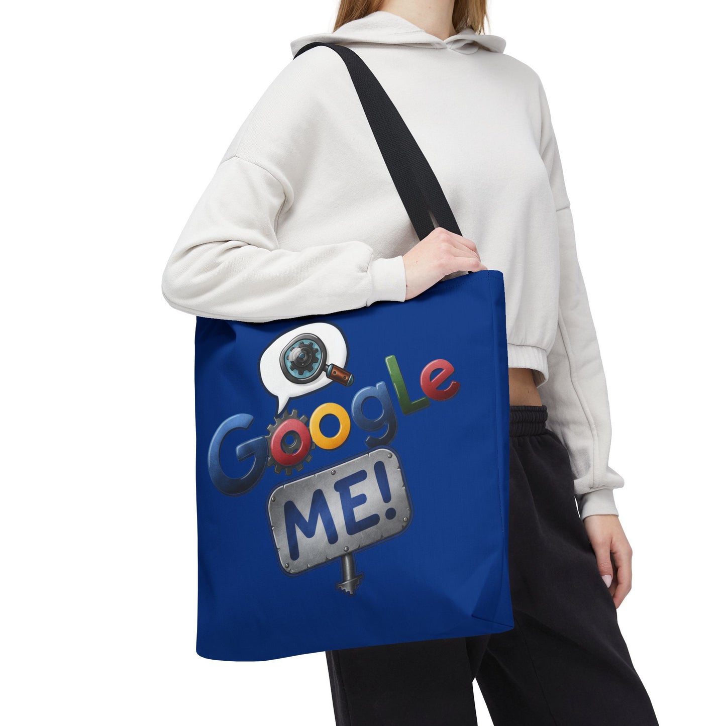 Google Me! Tote Bag (Blue)