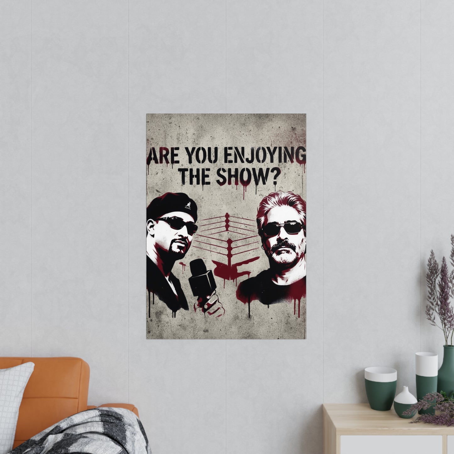 Are You Enjoying The Show? Photopaper Poster –Coach and Bro