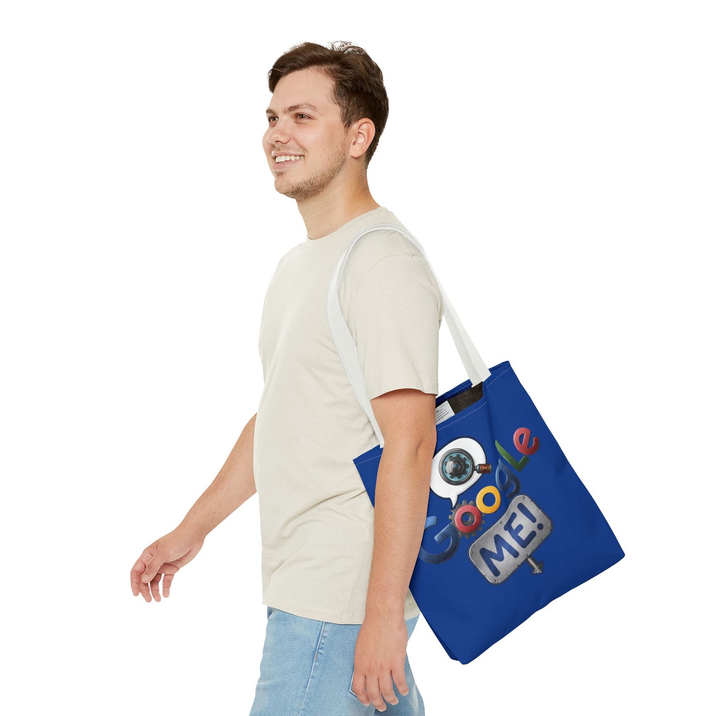 Google Me! Tote Bag (Blue)