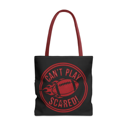 Can't Play Scared Tote Bag (Black)