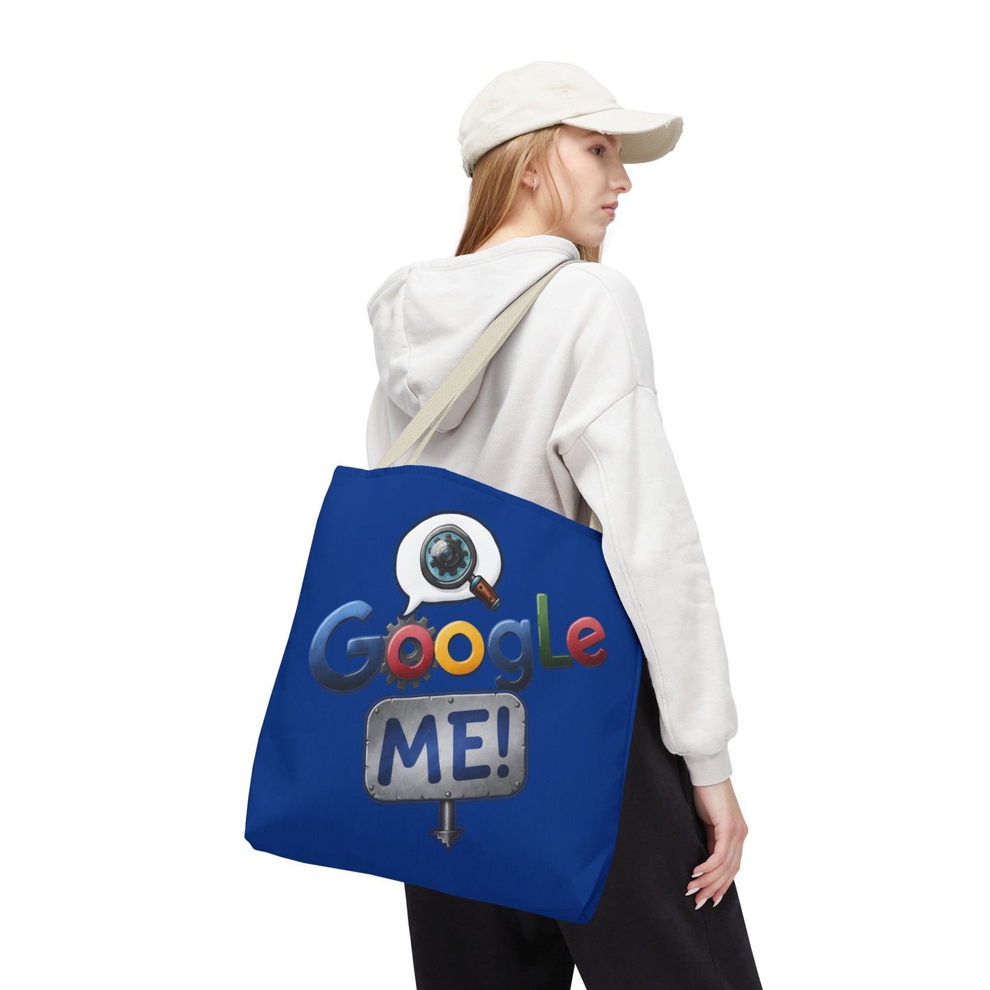 Google Me! Tote Bag (Blue)