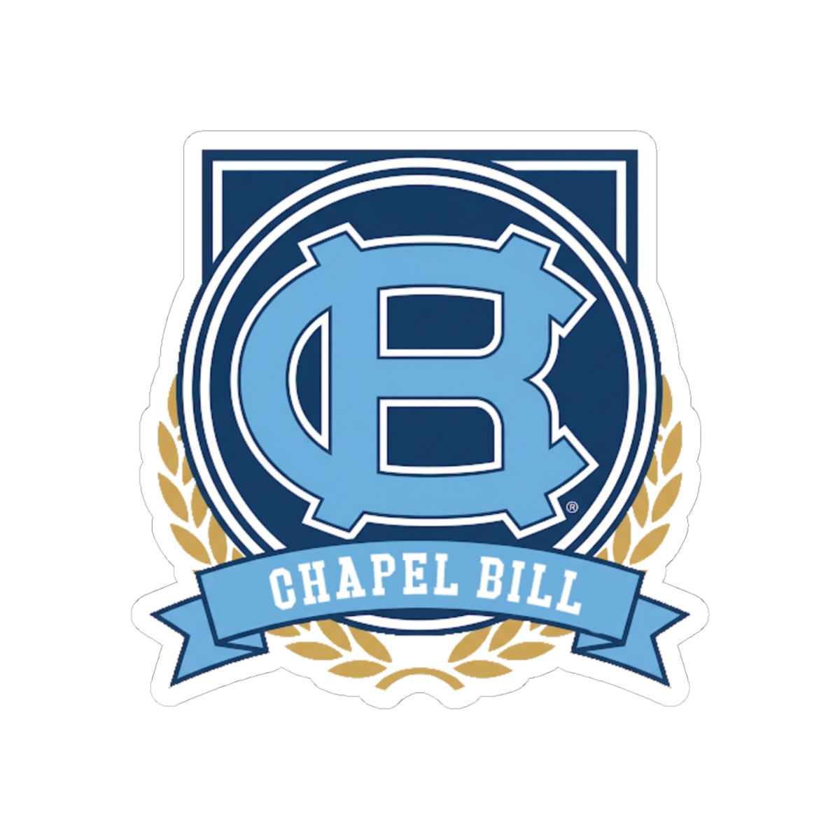 Chapel Hill Kiss-Cut Stickers