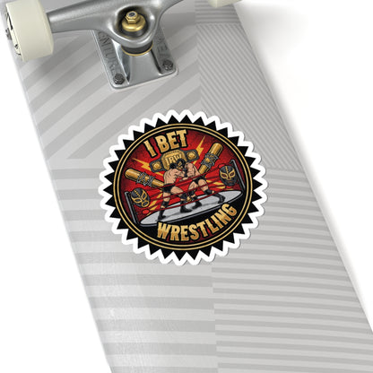 I Bet Wrestling Ring Stickers