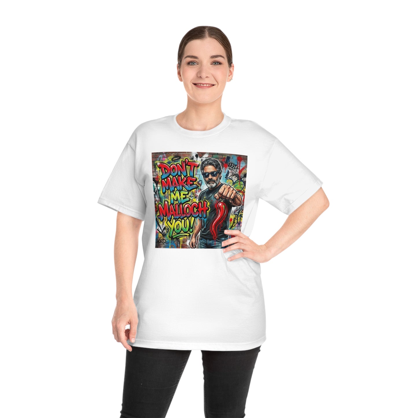 Don’t Make Me Malloch You! Graphic T-Shirt — Retro Graffiti Tee/Coach and Bro