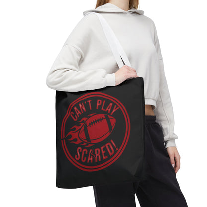 Can't Play Scared Tote Bag (Black)