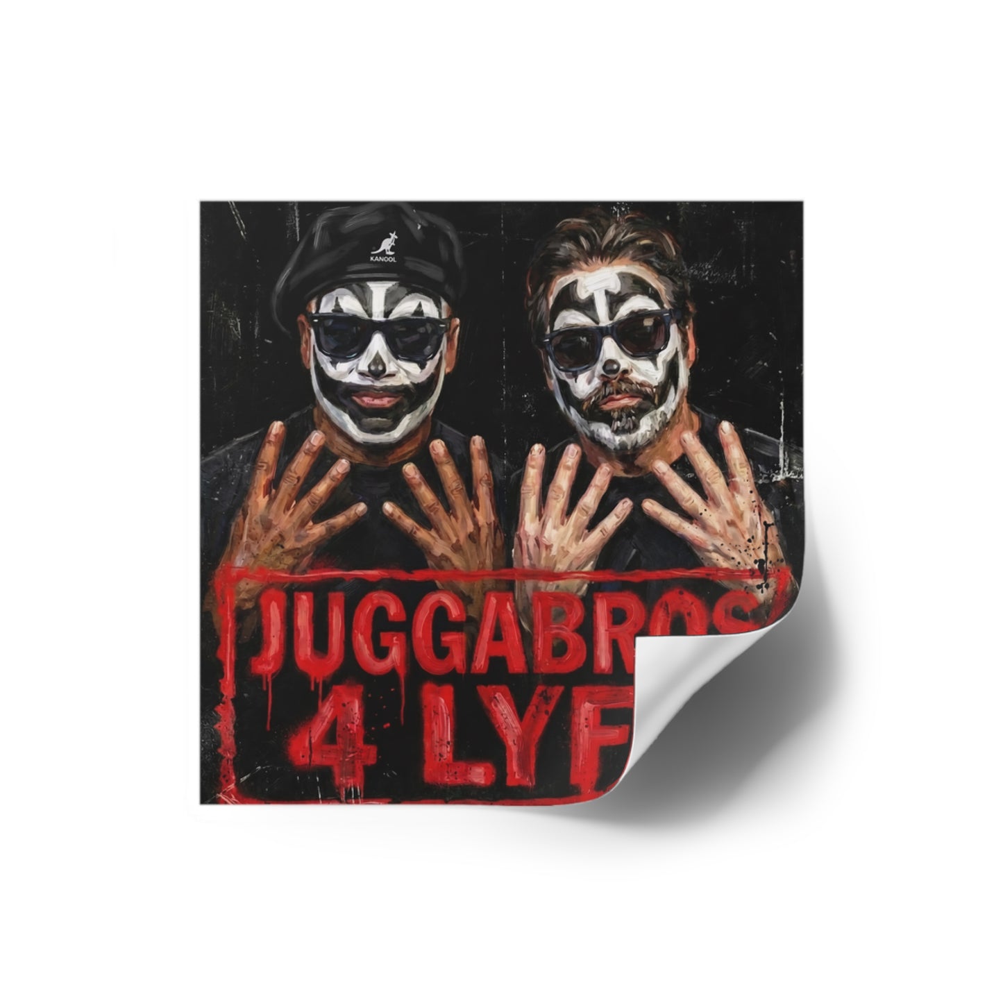 Juggabros 4 Lyfe Square Sticker — Coach and Bro