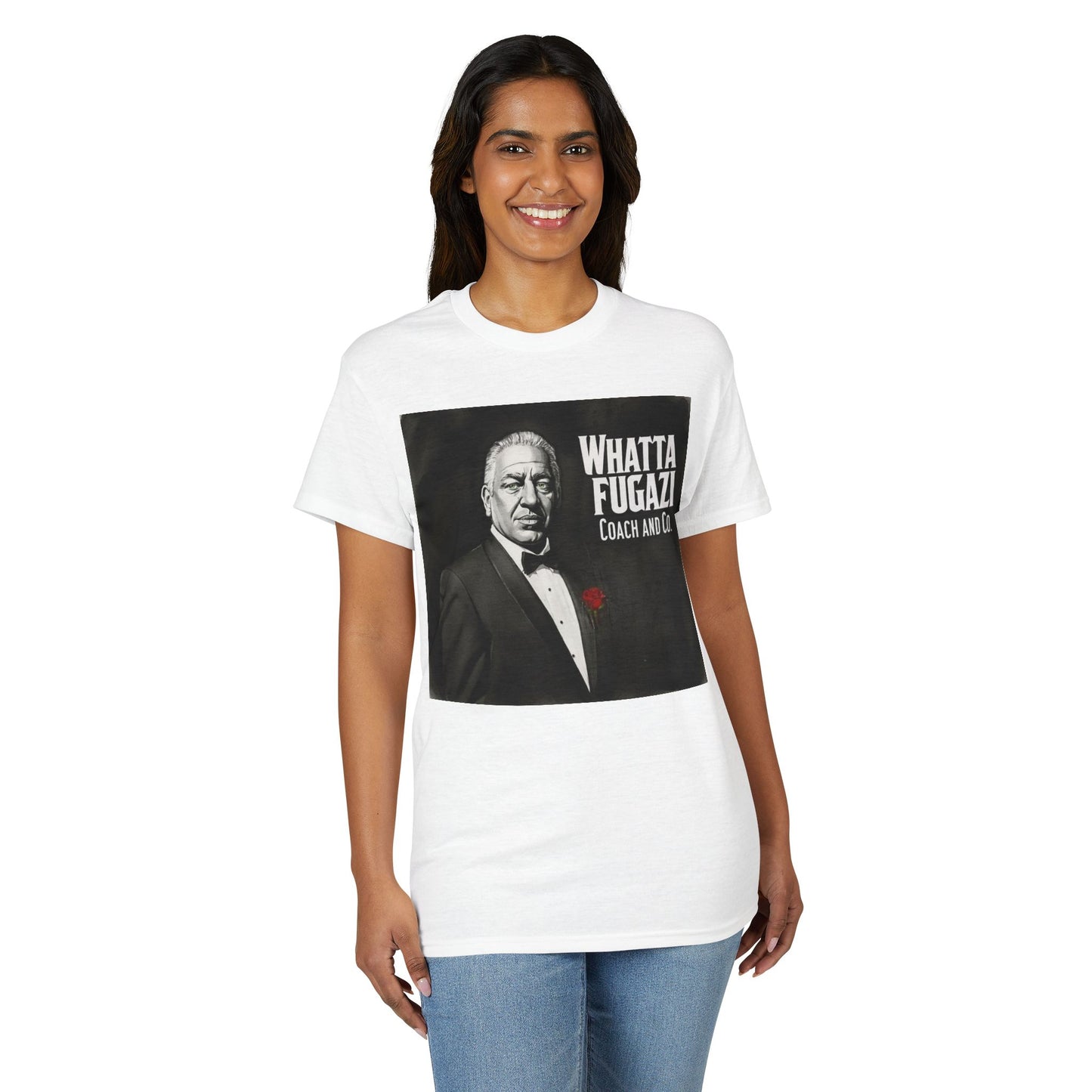 Whatta Fugazi T-Shirt — Vintage Mobster Portrait Tee
