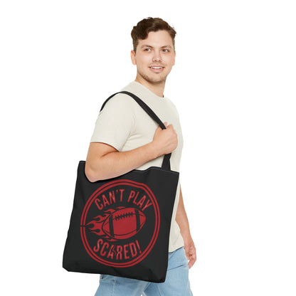 Can't Play Scared Tote Bag (Black)