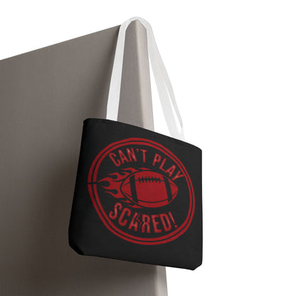Can't Play Scared Tote Bag (Black)