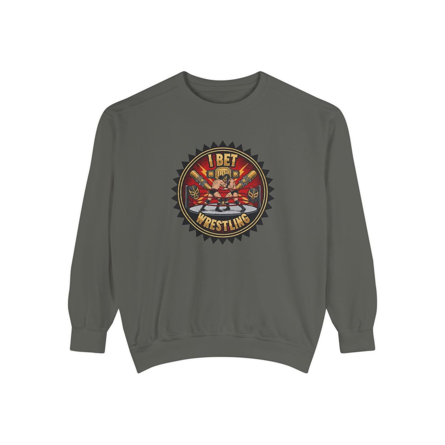 I Bet Wrestling Ring Crewneck