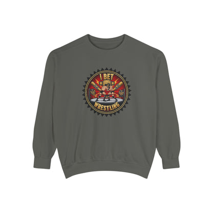 I Bet Wrestling Ring Crewneck