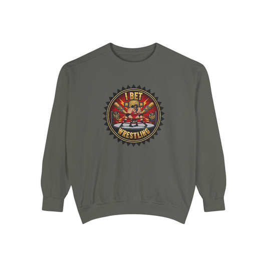 I Bet Wrestling Ring Crewneck