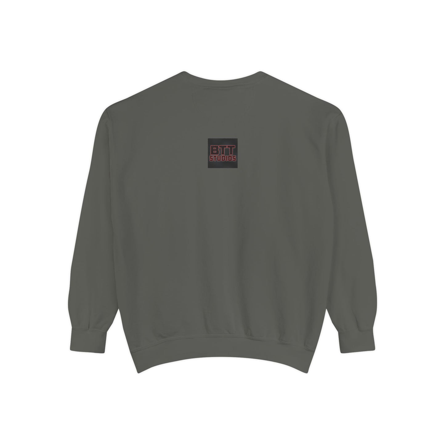 Chic Unisex Garment-Dyed Sweatshirt, Cozy Fall Fashion, Gift for Him/Her, Customizable Apparel, College Spirit Wear, Casual Streetwear