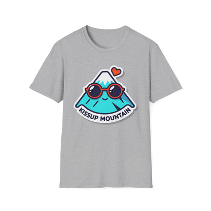 Kawaii 'Kissup Mountain' Cute Mountain Graphic Tee | Coach and Company 2026