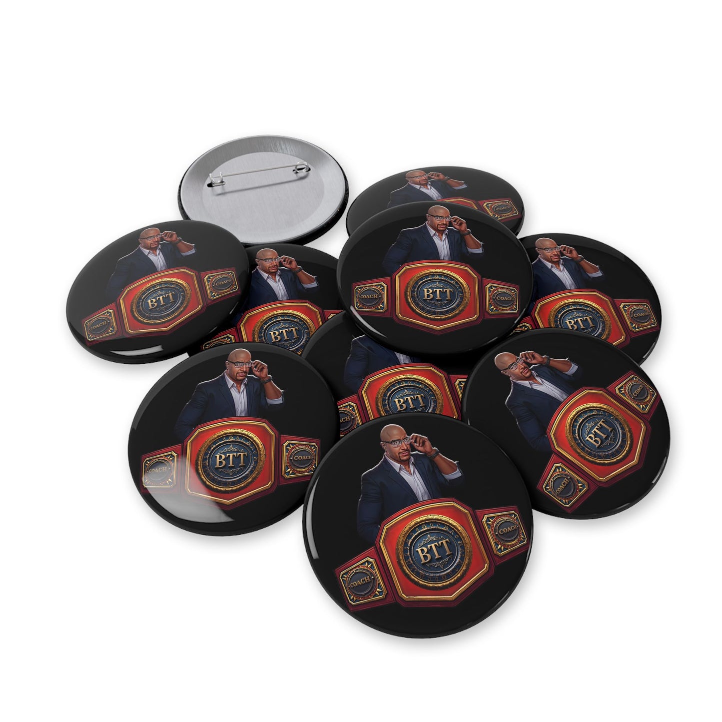 BTT Coach Rules Button Pin