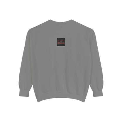 Chic Unisex Garment-Dyed Sweatshirt, Cozy Fall Fashion, Gift for Him/Her, Customizable Apparel, College Spirit Wear, Casual Streetwear