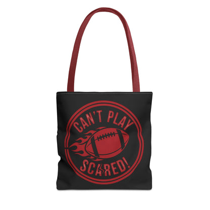 Can't Play Scared Tote Bag (Black)