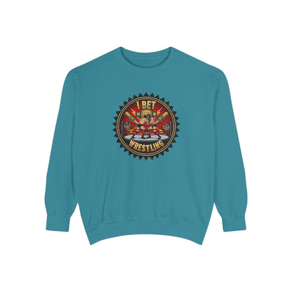 I Bet Wrestling Ring Crewneck