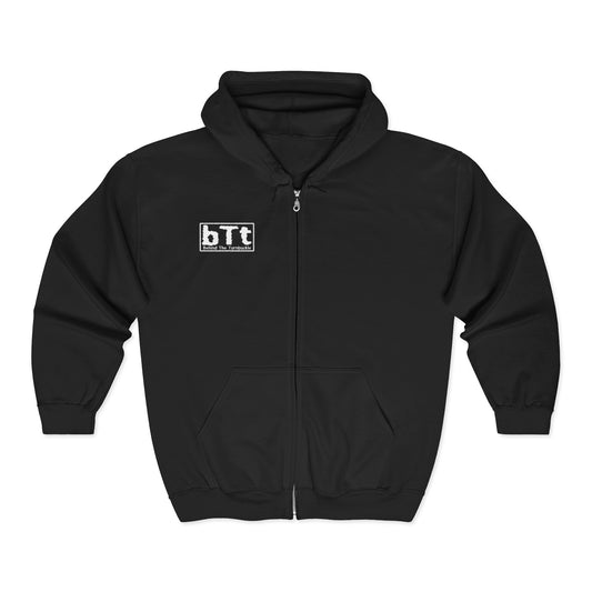 bTb Zip Hoodie - Black/White